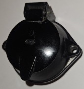 Gniazdo bakelit hermetyczne z klapką z czasów PRL nieużywane