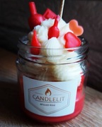 Ozdobna świeca sojowa