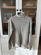 Szary sweter golf męski Bytom M jesienny zimowy sweterek