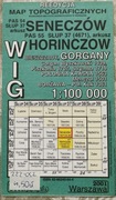 Seneczów. Horinczow. Gorgany - reedycja map topograficznych, 2001