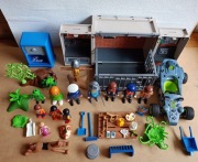 Geobra Playmobil mega zestaw figurki ludziki vintage komisariat samochód