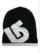 Profesjonalna Czarno Biała czapka zimowa Burton north nike adidas