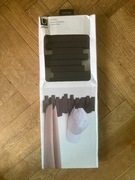 Wieszak ścienny umbra sticks czarny do przedpokoju