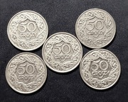 50 GROSZY / GR 1923 / komplet 5 szt.