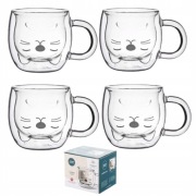 Szklanka Termiczna KOTKIEM 260ml | Prezent dla Kociary Premium Estetyczna