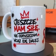 Kubek 330ml CANCER FIGHTERS JR Diss na raka. Wspierasz walkę z rakiem