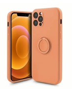 Etui FINGER RING do Apple iPhone 12 PRO pomarańczowy