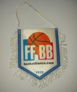 Proporczyk Francuska Federacja Koszykówki Francja FFBB