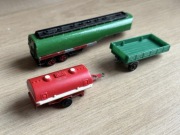 Majorette przyczepy Tir ciężarówki 1:100 3 sztuki modele samochodów