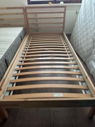 Łóżko TARVA Ikea wymiary 90*200 z materacem 