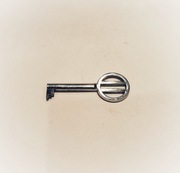 Stary klucz do mebli - PRL