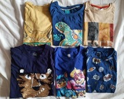 Zestaw 6 T-shirtów dziecięcych w rozmiarze 122