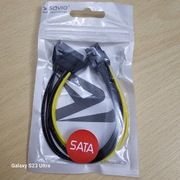 KABEL POWER SATA 15 PIN DO 6 PIN PCI-E 18cm zasilanie karty graficznej nowe