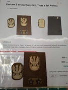 Dwa orly S. E. Tietz plus oznaczenie stopnia porucznika