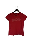 Koszulka damska Gant pomarańczowa z dużym logiem s