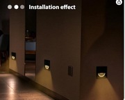 Arotelicht 4 oświetlenie LED na schody/wpuszczana lampa ścienna CZARNE