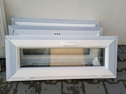 okno INWENTARSKIE, PIWNICZE 110x40 PCV białe Wysyłka CAŁA POLSKA