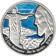 Andora, 10 dinerów 2009 MW, Posąg Chrystusa, Rio de Janeiro
