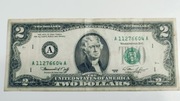 Banknot 2 dolary USA 1976 r.