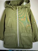 kurtka typu parka H&M w kolorze khaki/oliwkowym (rozmiar 134) jak nowa