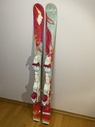 Narty zjazdowe regulowane 115 cm