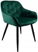 Krzesło Dankor Design welur czerwony 1 szt.