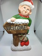 Figurka Elf świąteczna Welcome- 34 cm