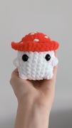 Maskotka muchomorek na szydełku 