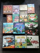 Zestaw gier planszowych (w tym Azul, Hard city, Kingdom rush, Rój)