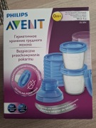 Philips AVENT pojemniki do przechowywania pokarmu 10 szt 180 ml z przykrywk