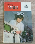 Młody technik 5 / 1977 Opel Manta samoloty pasażerskie /Cykl na warsztacie 