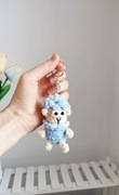 Baranek, owieczka na szydełku, brelok, zawieszka handmade 