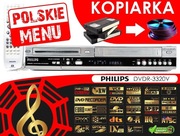 Nagrywarka PRZEGRYWARKA kaset VHS na DVD Philips DVDR3320V PL MENU