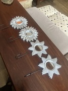 Wieszaki słońce kwiat średnica 14 cm szt 4