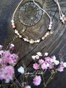 Bransoletka z kamieni naturalnych, turmalin, cytryn, kamień słoneczny, opal