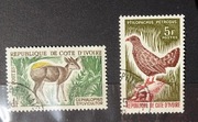 Znaczki Wybrzeże Kości Słoniowej fauna ptak ssak  (19)