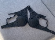 Komplet bielizny Armani gorset 80 B majtki S-M i cztery majtki bezszwowe r