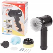 CLEANRITE | ELEKTRYCZNA SZCZOTKA DO CZYSZCZENIA | 3W1 | CZARNA