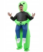 KOSTIUM STRÓJ NADMUCHIWANY ALIEN UFO PRZEBRANIE 1.6-1.9 m