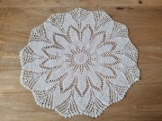 szydełkowa serwetka * śred.44cm