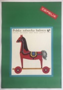 Plakat Hilscher Hubert Cepelia Polska Zabawka Ludowa 1967