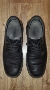 Buty Badura 42/43 27.5cm półbuty skórzane czarne Skóra* pantofle stan BDB-