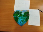 Obraz "mazury" ręcznie malowany 