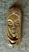 Ceramiczna plakieta naścienna (szkliwiowa). PRL