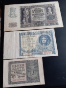 Zestaw banknotów polskich 