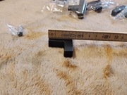 UCHWYT DO MEBLI MEBLOWY KLASYCZNY czarny  SZCZOTKOWANY 50 mm komplet 5 szt.