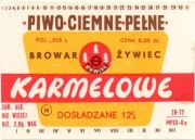 etykieta piwna - browar Żywiec