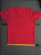 T-shirt czerwony REDMOND / bawełna L / bdb.