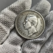 5 marek 1899 A  Hesja Ernest Ludwik rzadka srebro Ag 900