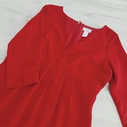 **ŚWIĘTA**niemiecka czerwona lekka sukienka HEINE 40